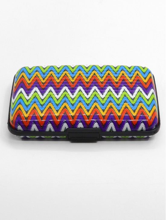 ZIG ZAG PRINTS CREDIT CARD WALLET